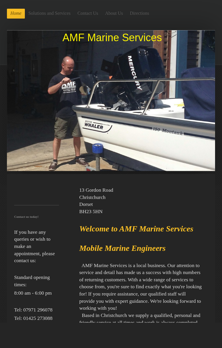 Project evidence evidence from Signature Marine
